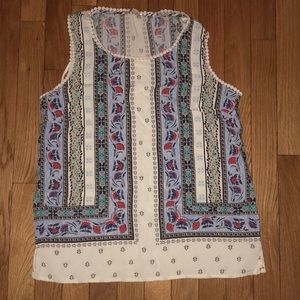 Skies are Blue blouse